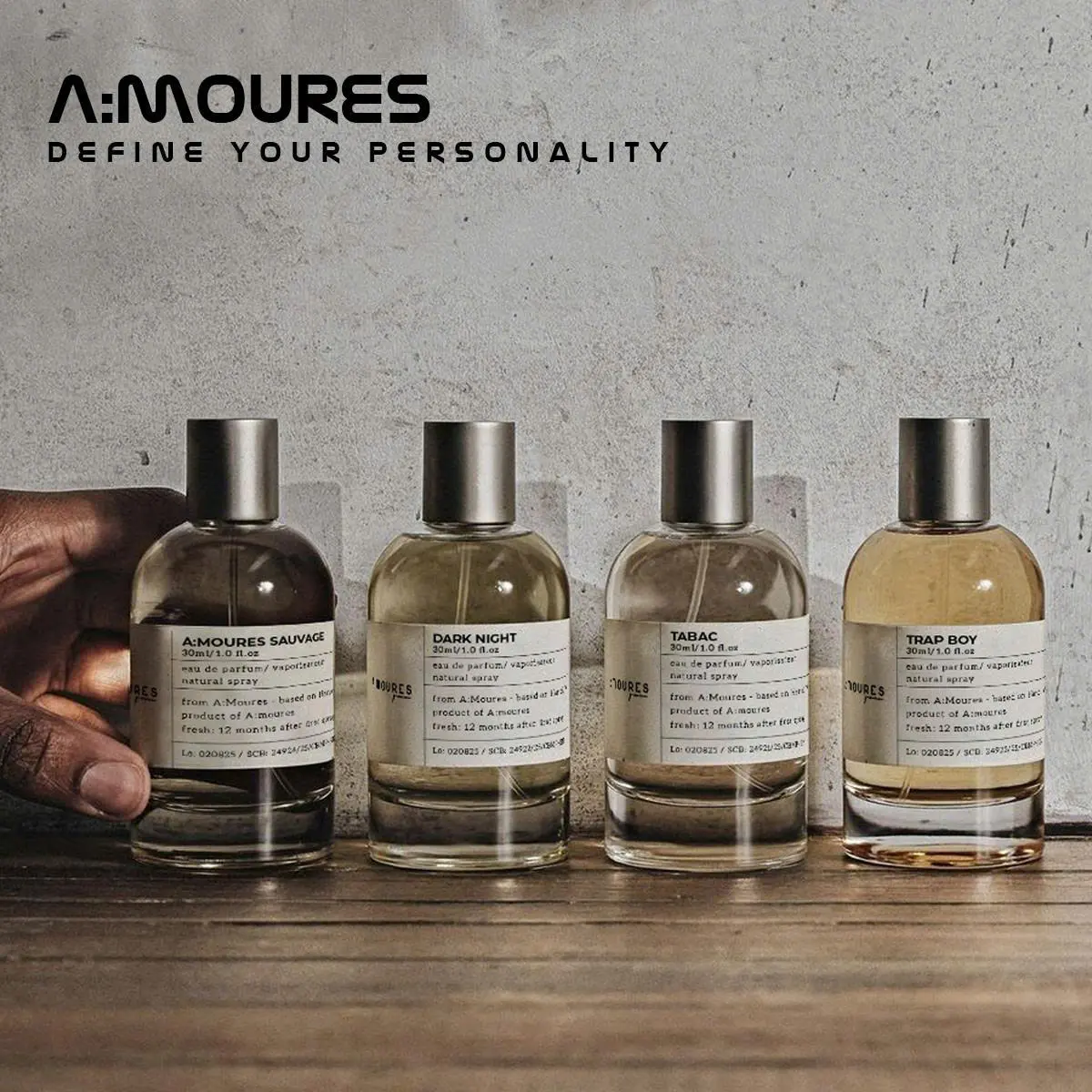 [BST Premium Nam] Nước Hoa Nam A:moures 30ml và 100ml Premium Nguyên Liệu Nhập Khẩu Hương Thơm Thanh Mát, Lịch Lãm, Điềm Tĩnh - Dạng Xịt Cosmetic Perfume