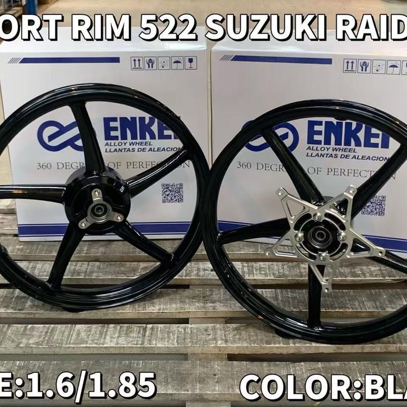 ENKEI SPORT RIM 5BATANG SUZUKI RAIDER 150 1.6F/1.85R GLOSS BLACK ...