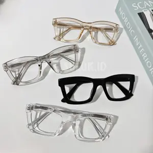 (BELI 1 GRATIS 1) Frame Kacamata Wegi Skena Series Premium Tebal Lensa Antiradiasi Blueray Bluecromic Photocromic Plastik Eyewear Glasses Pria daily