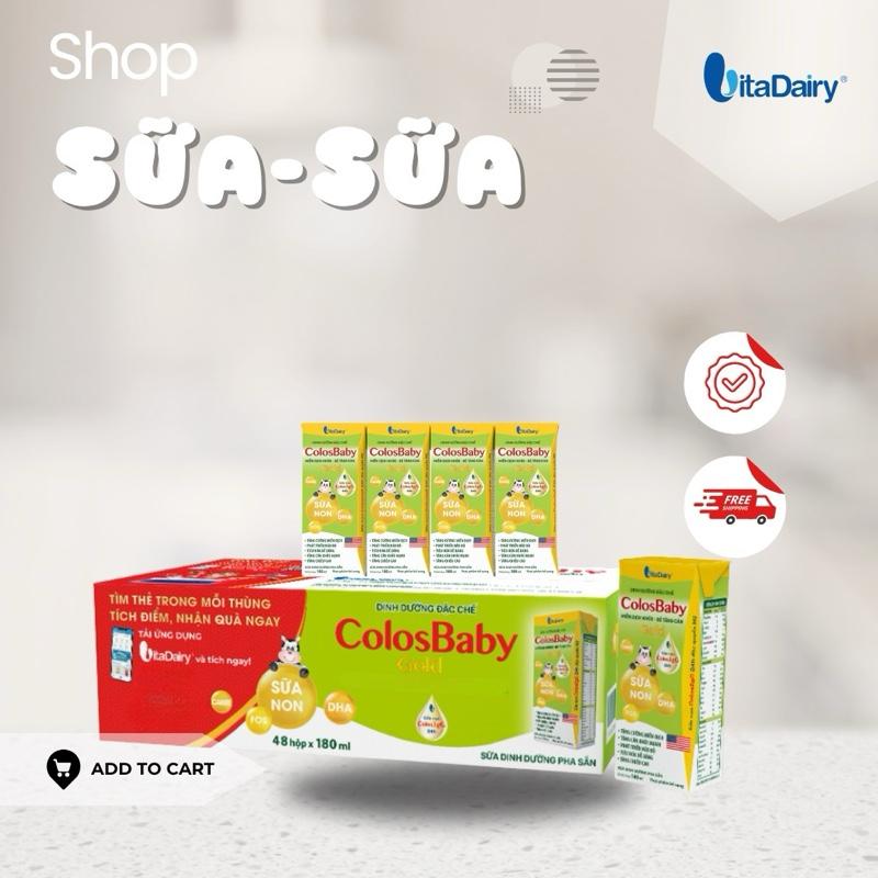 Vitadairy Sữa ColosBaby Gold Pha sẵn Thùng 48 Hộp Cho Bé Sữa Non Chất Lượng Cao