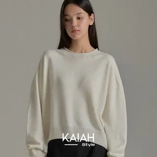 Kaiah Style || Debby Cropped Oversized Sweater | Sweater Crop Oversized Polos 3