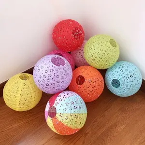 Lampion warna warni/lentera warna warni/lampion imlek 8 inch 20 cm