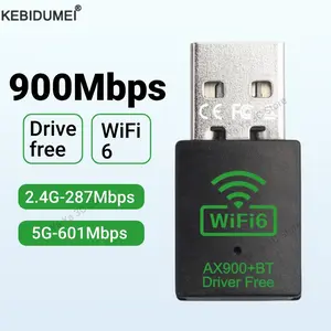 900Mbps USB WiFi Bluetooth Adapter 2 IN 1 Dual Band 2.4G/5GHz Wi-Fi Dongle High-Speed Wireless Network Card Receiver PC Laptop