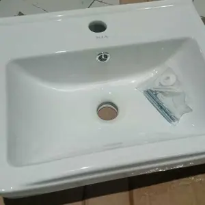 KIA - Washtafel Wastafel Wash Basin Bak Cuci Tangan Kamar Mandi Wall Hung Gantung Moses 8002 Keramik