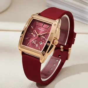 VIANOVA - Jam Tangan Wanita Analog Elegan Anti Air 1320 Standard Jepang Jam Tangan Cewek Quartz Stainless Kaca