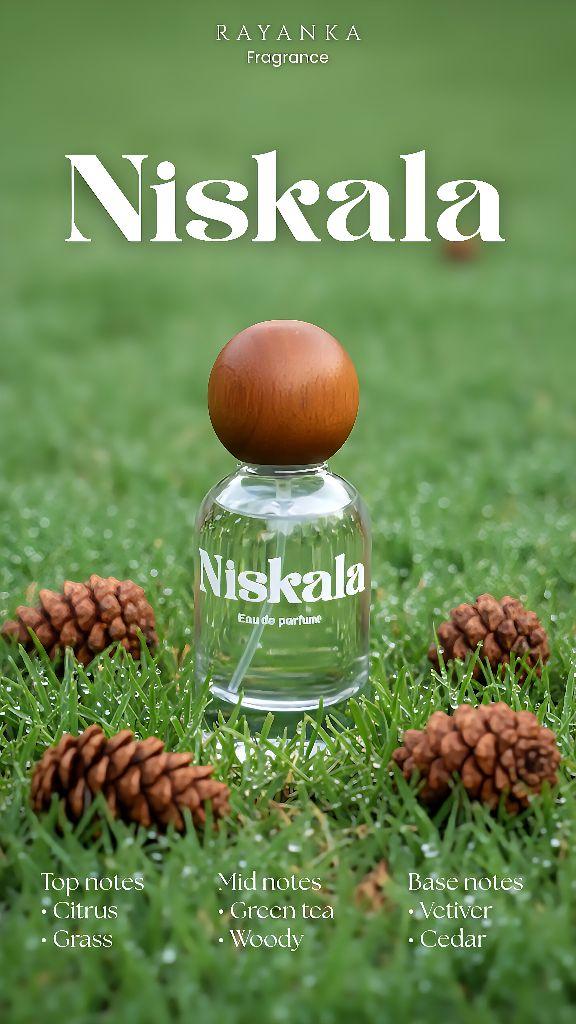 Rayanka Fragrance - Niskala Eau de Parfume Aroma Rumput Basah Segar | Parfum Minyak Wangi Wanita Pria Tahan Lama
