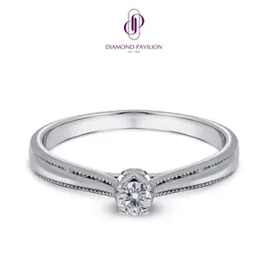 Diamond Pavilion Cincin Emas Batu Berlian Debby Ring