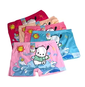 ISI 6 , boxer anak perempuan model karet serut, usia 2 -8 tahun Motif Fashion
