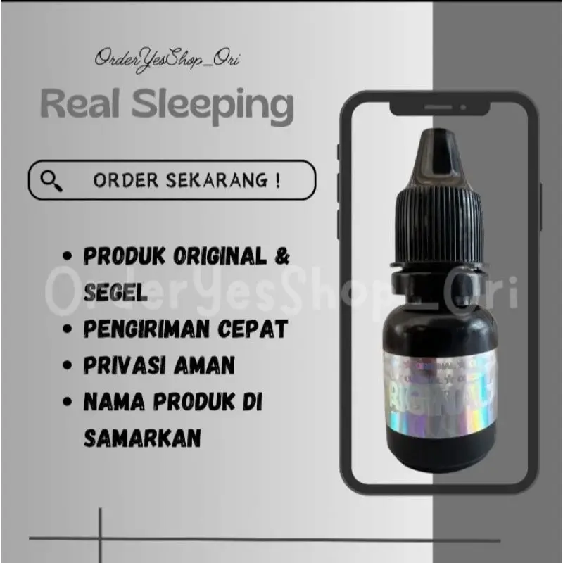 REAL SLEEP Suplemen tetes atasi insomnia, susah tidur, kecemasan dan pegal | BPOM