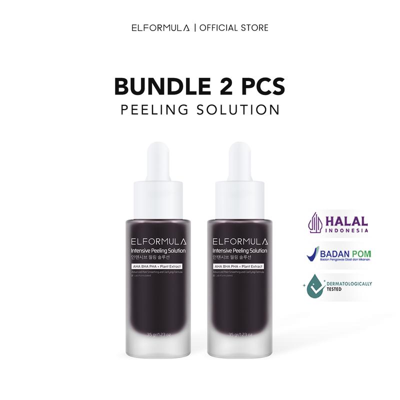 ELFORMULA Bundle 2pcs Intensive Peeling Solution - Peeling Serum with AHA BHA PHA 1
