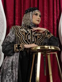 Gambar Alcavella - Zahara Sethijab Series | Baju Gamis Wanita Premium - MIDNIGHT, M dari Alcavella Kab. Bandung 4 Tokopedia