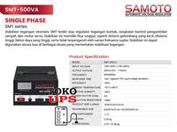 Gambar Stabilizer Samoto SMT-500 500VA dengan Sistem Automatic Servo Motor Control - Bubble dari TokoUPS Kota Administrasi Jakarta Pusat 4 Tokopedia