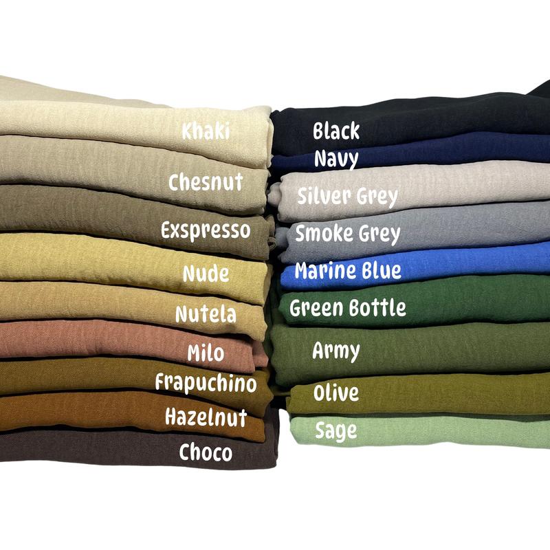 Bergo Crinkle Airflow Jumbo /Jilbab Bergo Crinkle Airflow/Kerudung Bergo 4