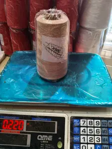 Benang Obras Polyester 200 gr hitam putih & warna