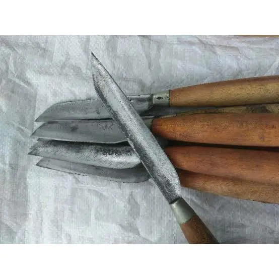 Pisau bali ujung lancip - pisau bali dapur baja - pisau tajam baja Kitchenware 2