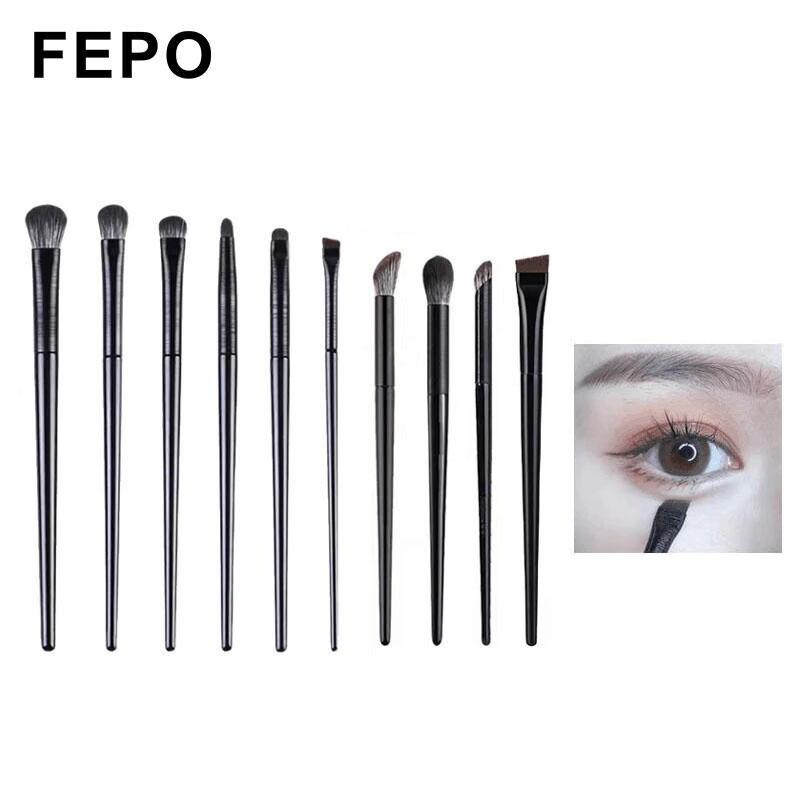 Bộ 10 cọ trang điểm chuyên nghiệp mềm mại 0