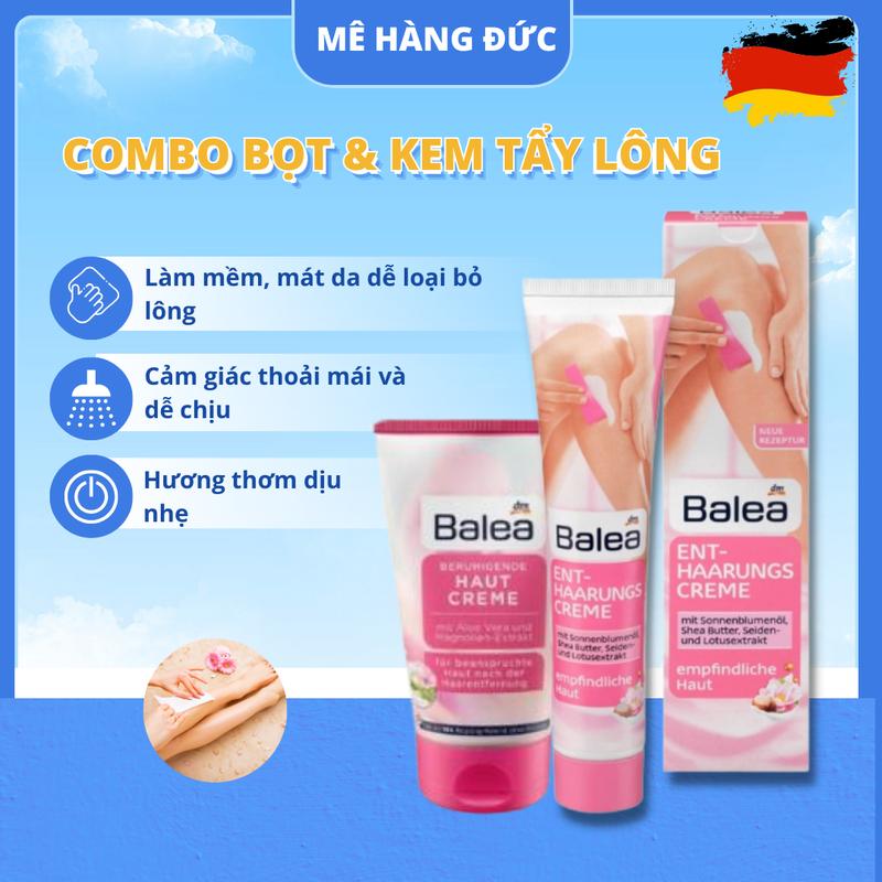    CÓ CHE TÊN  Combo Bọt Cạo Lông Kem Tẩy Lông Kem Dưỡng Sau Wax Làm Mềm Da Nuôi Dưỡng Dịu Nhẹ Không Gây Đau Rát 