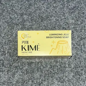 1 Box Isi 2 Batang Kime Luminizing Jeju Brightening Soap Free Jaring Jaring (jika beruntung)