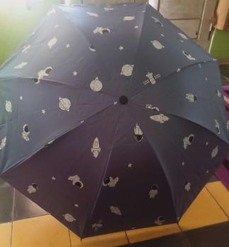 Product Review of Inaso Payung Otomatis Tombol dan Manual Motif Astronot Minimalis dan Mudah untuk Digunakan Saat Musim Panas dan Hujan Mini Cocok untuk Bepergian HPY102 from N**a 0