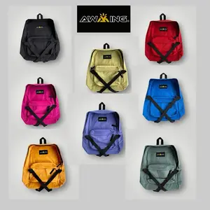 Awaking Tas Ransel Kasual Laptop Pria Wanita Backpack Casual Simple Material Nilon