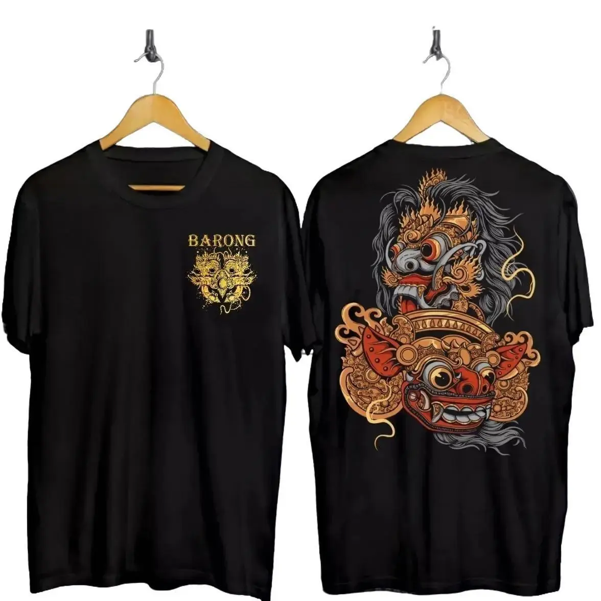 ATASAN PRIA KAOS  BARONG TERBARU/KAOS VIRAL/KAOS JAWA/KAOS BARONG/KAOS GAMBAR WAYANG /KAOS GAMBAR BARONG/KAOS CULTURE/KAOS GAMBAR WAYANG/KAOS PRIA/WANITA FUL CATUN COD Baju Combed Cowok Distro Nyaman Santai Pendek Sablon Oblong Keren
