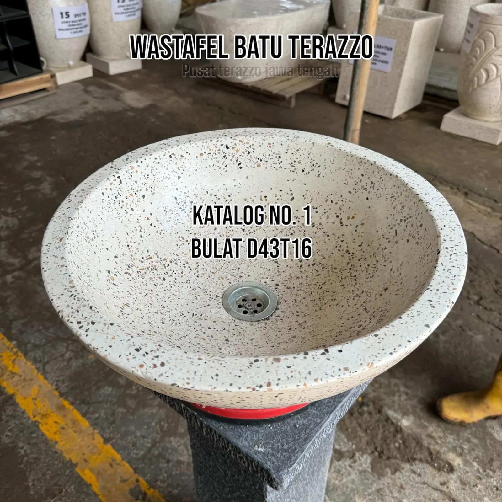 wastafel terazzo meja wastafel duduk klasik minimalis