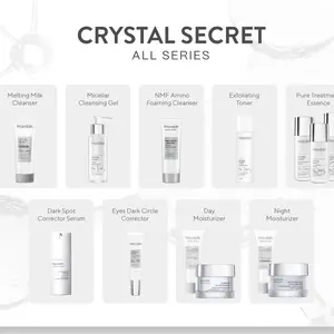 [ECER] - WARDAH Crystal Secret Series | Day Night Eye Cream Serum Sleeping Mask Scrub