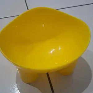 Pet Feeder Bowl-Tempat Makan Atau Minum Hewan Kucing Anjing-Kaki Tinggi/Pet Bowl Neck Protection