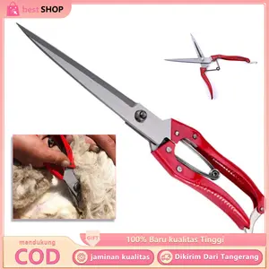 30cm Gunting Cukur Bulu Domba Kambing Manual Wool Scissor Alat Cukur Ternak Hewan Awet