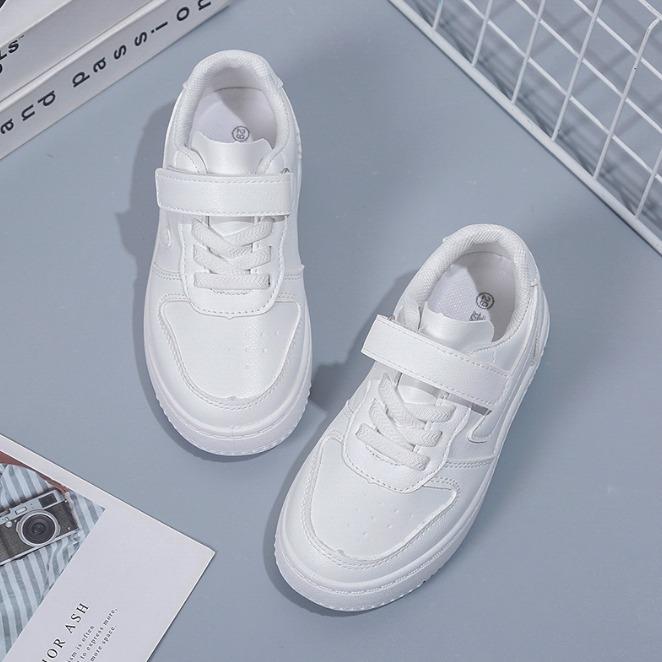 Giày Cao Su, Màu Trắng, Dành Cho Trẻ Em, Unisex, Thời Trang, Giày Thể Thao, Hàng Mới Về 8