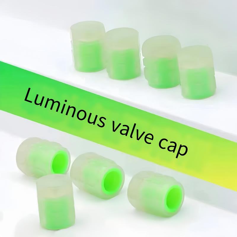 Nắp đậy không khí lốp, van, nắp van huỳnh quang phát sáng, thích hợp cho ô tô, xe máy và xe đạp 1
