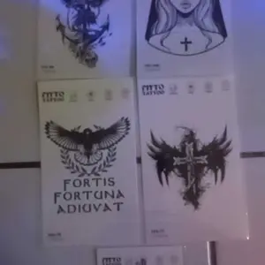 Tatto Temporer Fruit Ink Sticker Tatto Halal Semi Permanen Fortis Fortuna