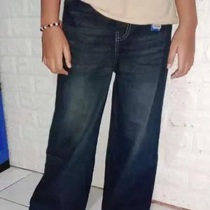 Celana Skena Jeans Anak Gombrong Unisex - Panjang Kulot Jeans Usia 4-15 Tahun