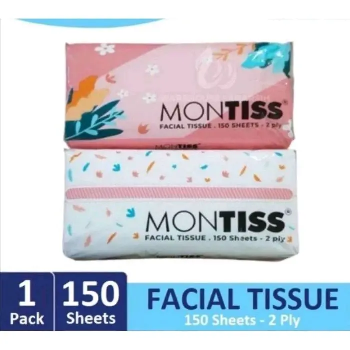 TISSUE MONTIS 150 Sheet 2 ply tossue wajah tissue lembut