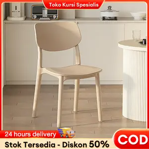 【Ramadan Promo Super 50-60% Diskon Besar】Kursi Plastik Kursi Makan Kursi Belajar Kursi Kerja Kursi Cafe Kursi Minimalis Kursi Santai Kursi Plastik Sandaran