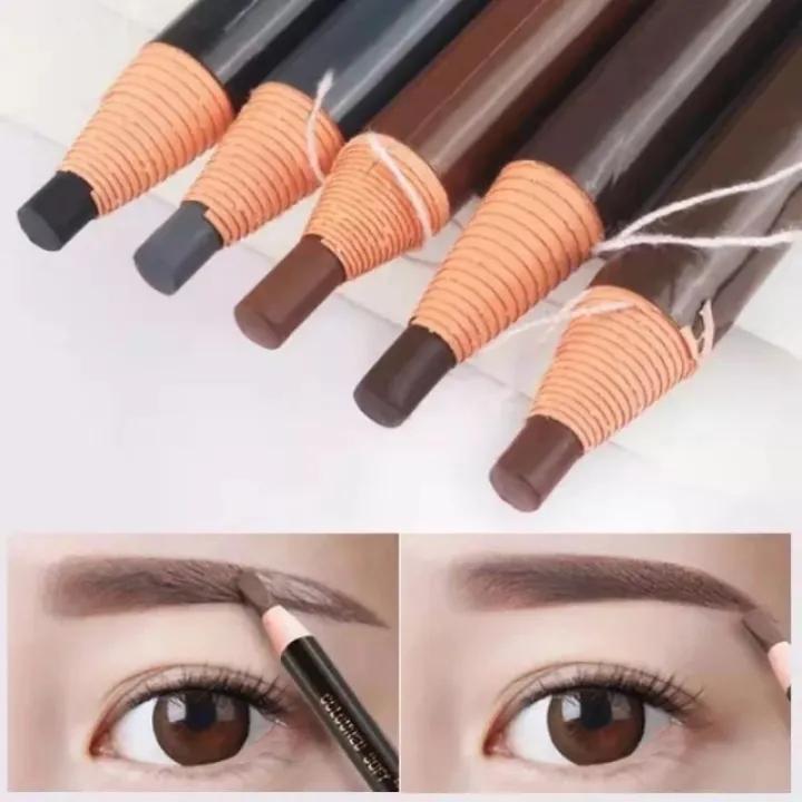 Bút Chì Kẻ Lông Mày, Không Thấm Nước, Bút Microblading, Lâu Trôi, Để Đổ Đầy Và Vẽ Chân Nét Trang Điểm Hình Xăm, 5 Màu, Dụng Cụ Trang Điểm, Bút Kẻ Mắt, Thích Hợp Để Tạo Kiểu Lông Mày, Mỹ Phẩm, Ni 1