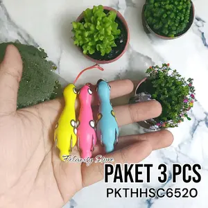 PAKET 3 PCS SOFT FROG KILLER GEOL 6,5CM -+7GR UMPAN CASTING MANCING IKAN GABUS HARUAN Pancing Alat PKTHHSC6520 Olahraga