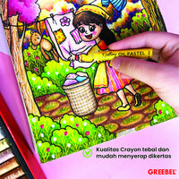 Gambar GREEBEL Crayon Krayon ARTIST 72 Warna / ARTIST Oil Pastel 72 (AOP72) Mewarnai Professional Crayon Set dari GREEBEL Kota Administrasi Jakarta Barat 4 Tokopedia