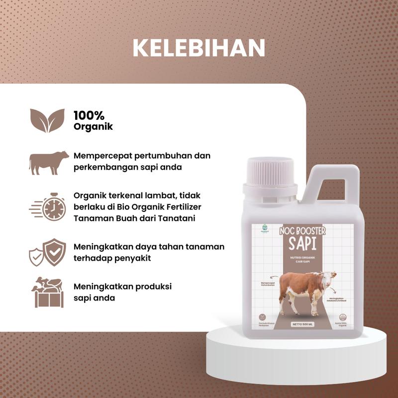 NOC BOOSTER SAPI 500ML - Nutrisi Organik Cair Sapi 2