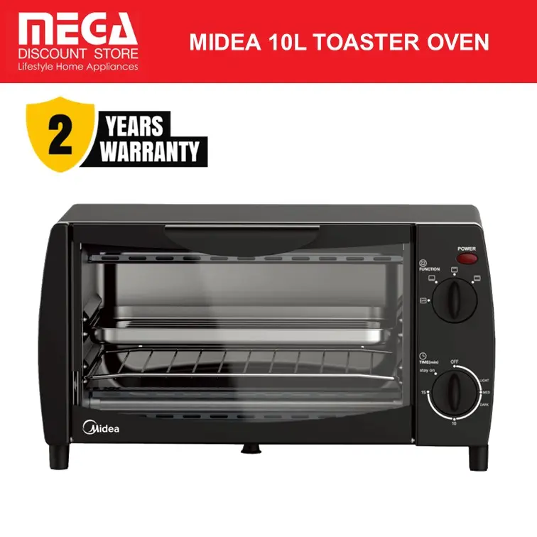 Midea MEO-10BDW-BK 10L Toaster Oven