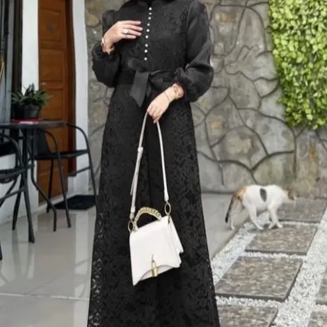 Kalayla dress brokat organza 5