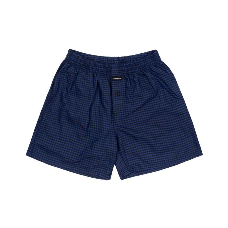 Celana Boxer Kotak - kotka Pria Wanita Celana Pendek Model Kancing Saku Hanya Boleh Dicuci Dengan Tangan Multicoloured unfinished xl keren papa dali kolor Shorts casual polos 0