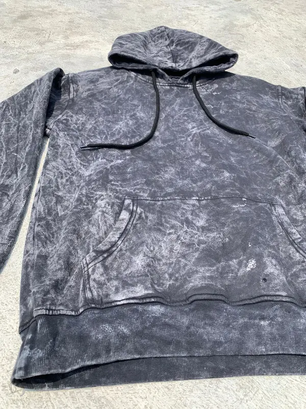 Hoodie Keren Kekinian washing Bahan Catton Fleece Tebal Nyaman Jahitan Rapi 1