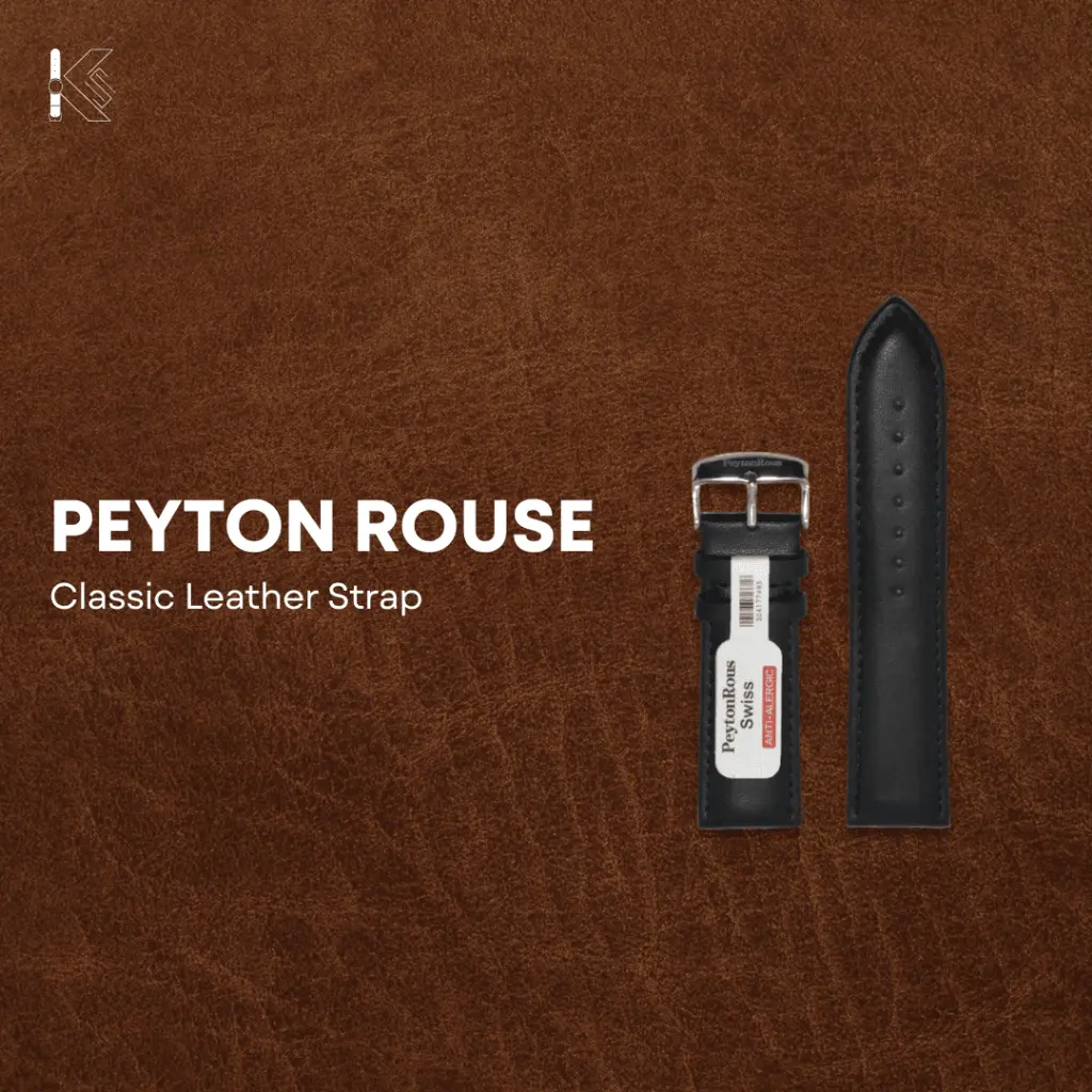 STRAP Kulit tali jam tangan Premium Peytonrous