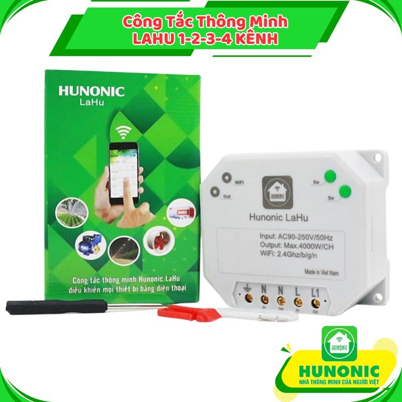 Hunonic Công Tắc Thông Minh Lahu 1,2,4 Kênh Kết Nối Wifi Điều Khiển Từ Xa Qua Điện Thoại Hàng Việt Nam Giá Rẻ Nhất