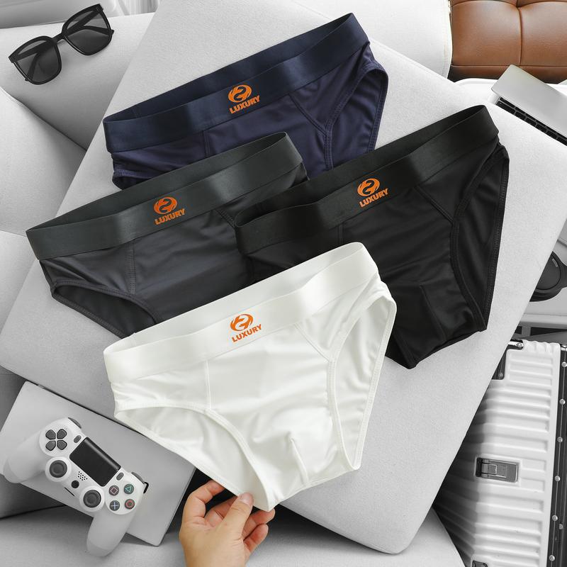 Combo 4 Quần Sịp Tam Giác Nam (SIZE 22-105KG), Quần Lót Nam Thun Lạnh Mềm Mịn, thoáng mát, co giãn 4 chiều TGRY01