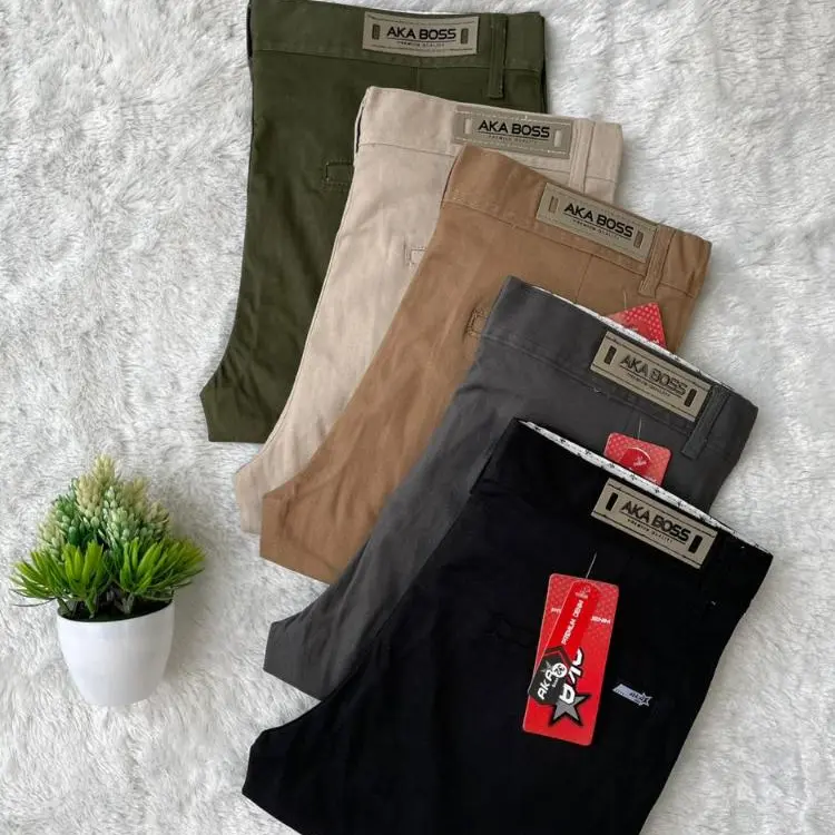 PROMO 2PCS 90RIBU CELANA CHINO PANJANG SLIM FIT BAHAN COMBED MELAR PRIA DEWASA 8