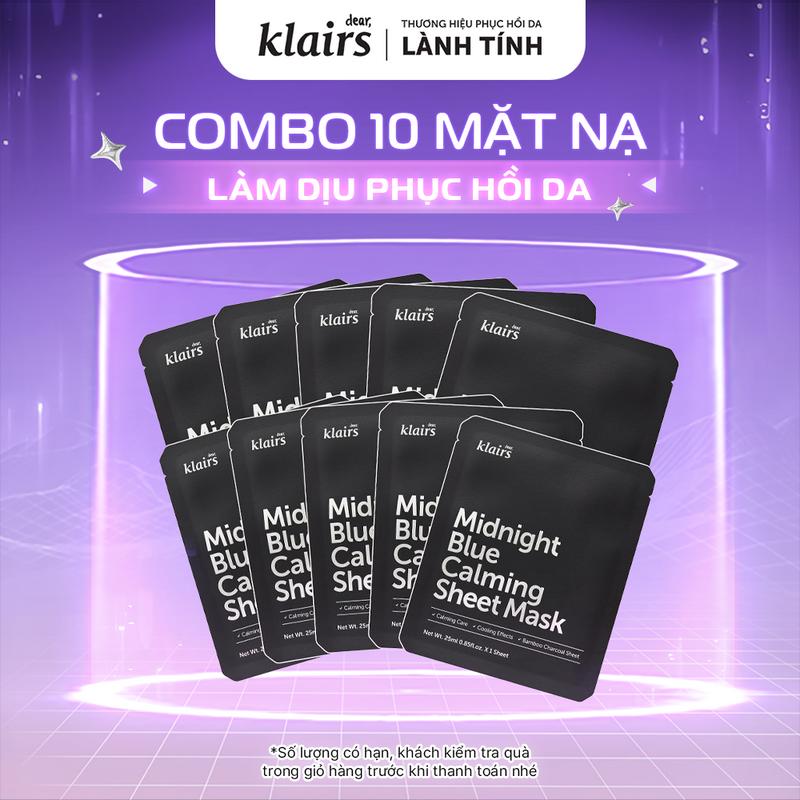   ĐQ  Combo 10 Mặt nạ giấy Dear Klairs Sheet Mask 25ml 