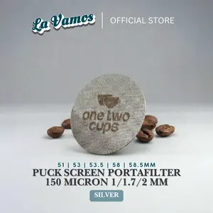 LaVamos Puck Screen Portafilter Espresso 51mm 53mm 53.5mm 58mm 58.5mm Kopi 150 Micron 1mm 1.7mm 2mm