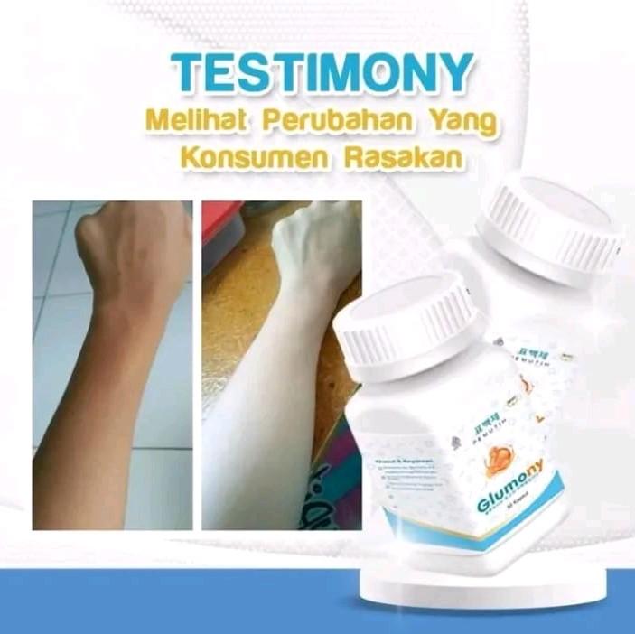 ORIGINAL GLUMONY PEMUTIH BADAN | 10x EXTRA WHITENING | PEMUTIH SELURUH TUBUH | PENCERAH WAJAH | MENCERAHKAN DAN MEMUTIHΚΑΝ AMAN  BPOM ORIGINAL 5